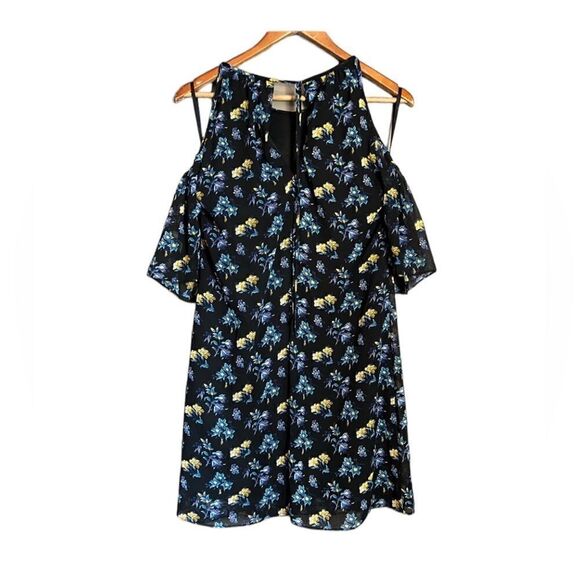 NWT! White House black‎ market floral cold shoulder dress - Picture 10 of 10